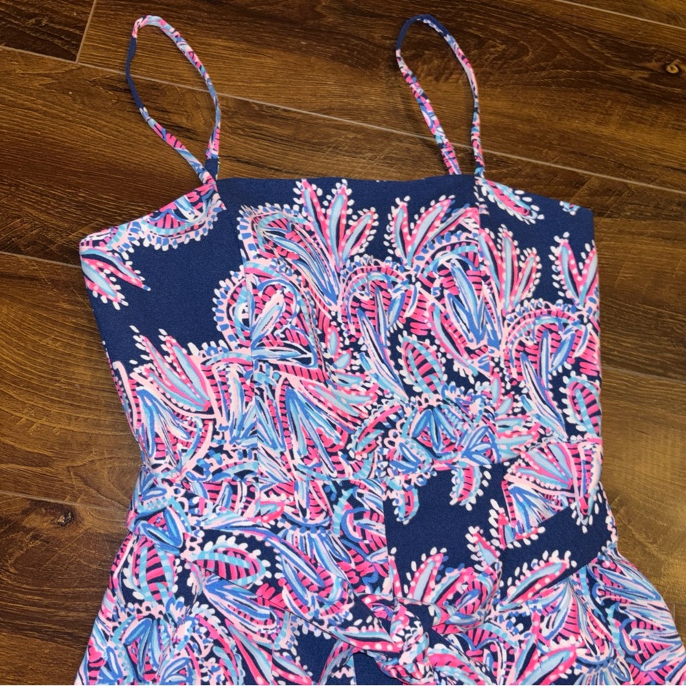Lilly Pulitzer Sandra Jumper.  Oyster Bay Blue.  Size 2 - Picture 2 of 14